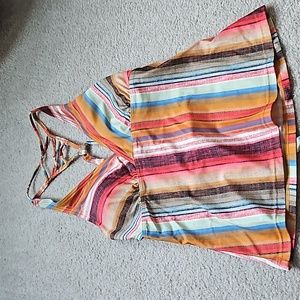 Prana Atalia Tankini Top, Baja stripe, Medium